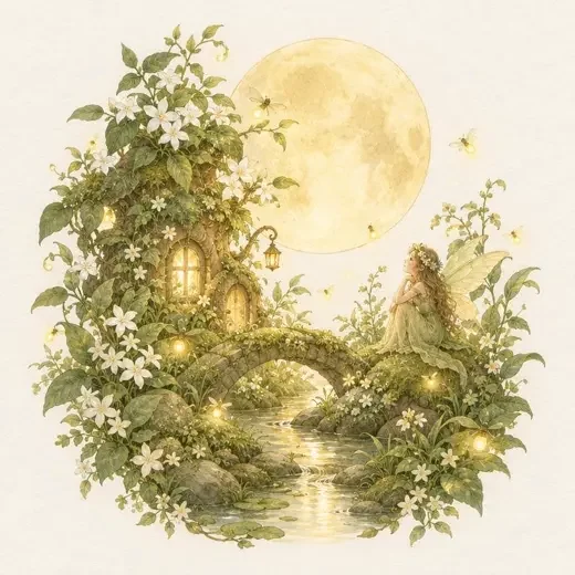悟空智能推荐短剧站奇幻童话题材纸感插画封面